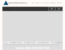 Tablet Screenshot of johnstonfinancialservice.com